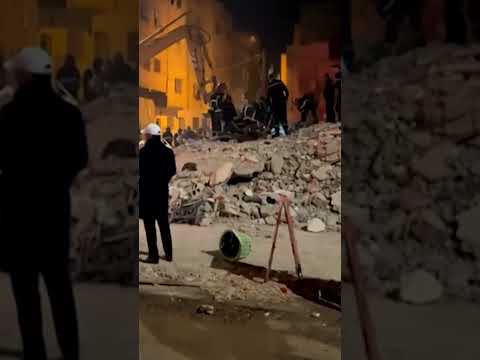 Morocco Building Collapse Kills 22 During Newborn Celebration #shorts