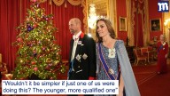 Kate dresses up as Queen to drop hint