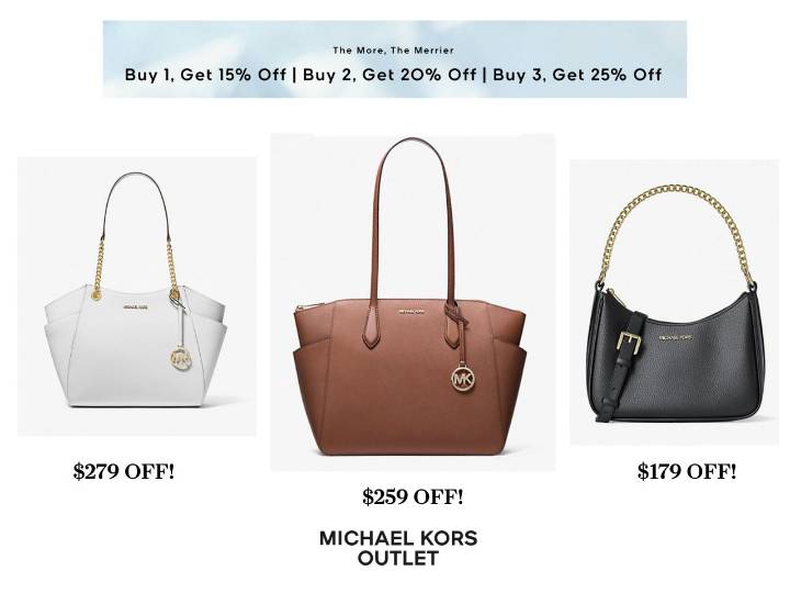 Michael Kors Outlet Holiday Sale: Up to 81% off designer handbags today