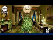 First lady Melania Trump unveils 2025 White House Christmas decorations