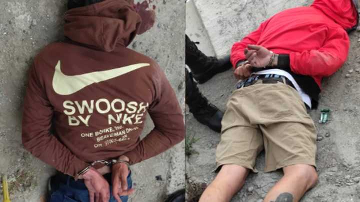 Dos detenidos con un arma en calle Malvinas