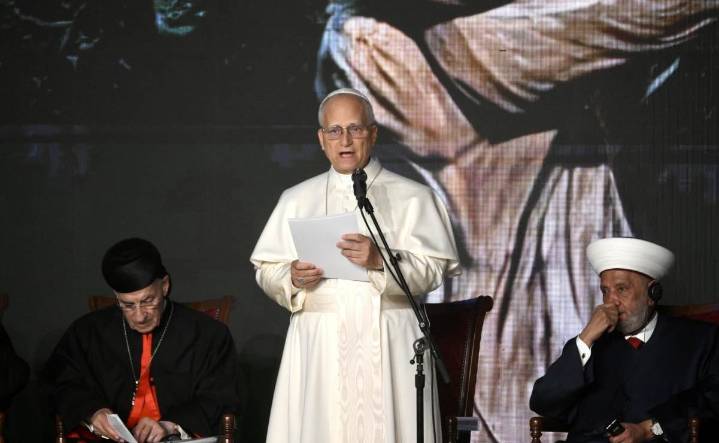 Papa León XIV promueve diálogo interreligioso en corazón de Beirut