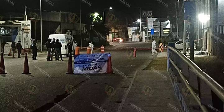 Ejecutan a balazos a jurídico de la Policía Vial durante alcoholímetro en San Jacinto Amilpas