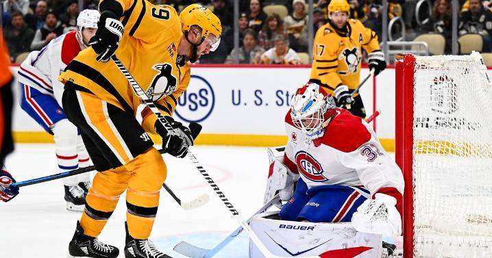 Jacob Fowler makes 33 saves in NHL debut as Canadiens beat Penguins
