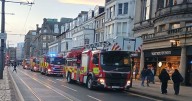 Fire breaks out in Edinburgh Princes Street building as crews race to the scene