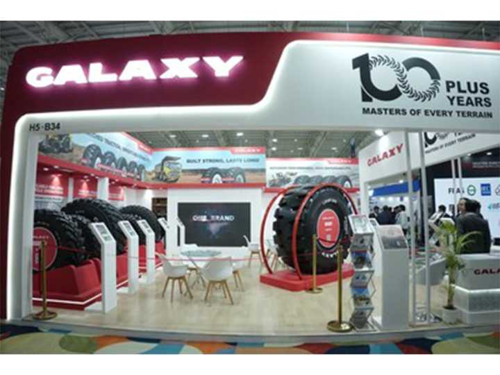 Galaxy unveils its latest tyre innovations at CII EXCON 2025