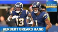 CHARGERS SQUAD SHOW: Chargers get it done but lose Justin Heerbert to a broken hand. How long will he be out?