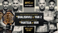 UFC 323 on Sportsnet: Dvalishvii vs. Yan 2