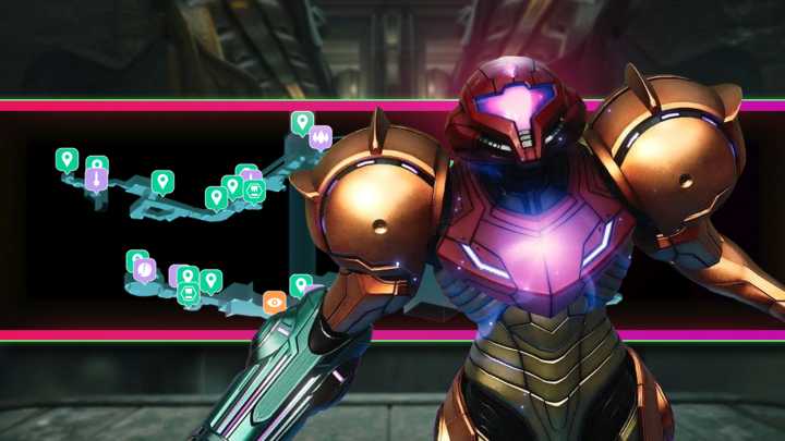 Great Mines interactive map in Metroid Prime 4: Beyond