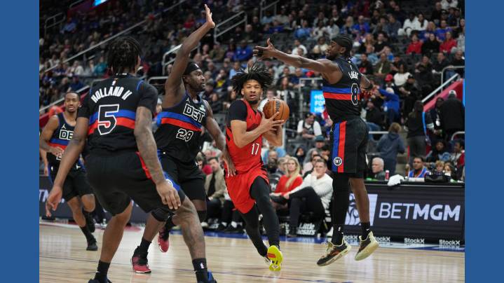 Cade Cunningham has 29 points and 9 assists in Pistons' 122