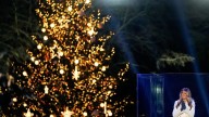 Melania Trump lights the National Christmas Tree after president counts down
