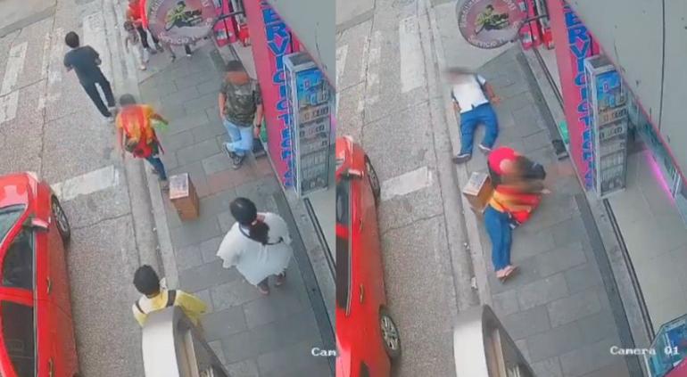 Murió con su bebé en brazos tras recibir bala perdida🎦