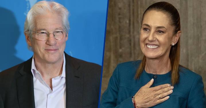 Richard Gere dice que Sheinbaum ‘es sorprendente’ y critica a Trump: ‘Estoy avergonzado del presidente’