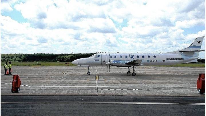 En Concordia comenzaron a operar los vuelos comerciales
