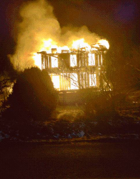 Home destroyed by late-night fire in Bedford County