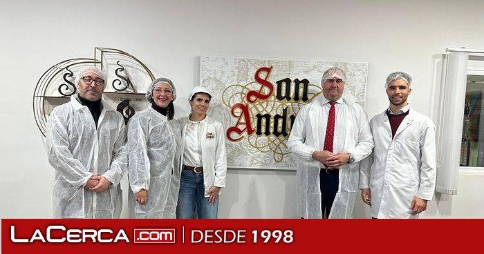 El Gobierno regional destaca Turrones San Andrés como una empresa emblemática y referente en el sector de los dulces navideños