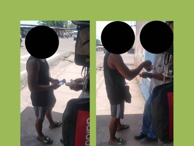 Supuesta transacción de estupefacientes reportó patriota cooperante en modo noticia criminis