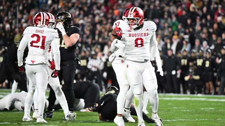 Where does IU football rank in top 25 polls going into Big Ten title game?