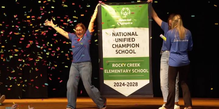 Rocky Creek Elementary earns Special Olympics national recognition