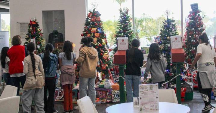 Santa Maria-Bonita elementary students visit Altrusa trees at Kia Santa Maria