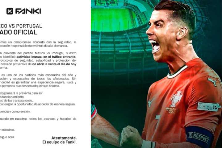 México vs Portugal: Fanki cancela la preventa para ‘proteger la integridad de las transacciones’