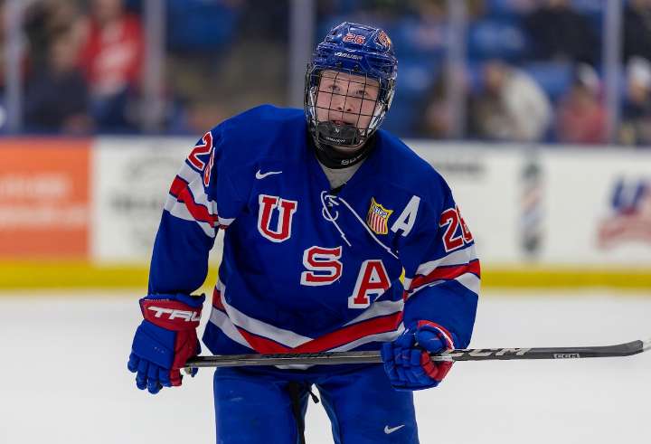 Red Wings’ pick, NCAA scoring leader eyes World Junior spot