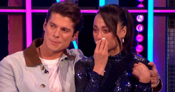 Strictly Come Dancing's Katya Jones breaks down in tears after shock exit