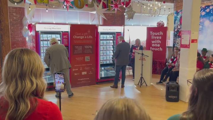 'Giving Machines' Arrive in Downtown Waco, Offering New Way to Donate to Local Charities