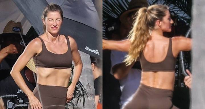 Gisele Bundchen Shows Off Fit Physique Doing Yoga Poses During Photo Shoot in Miami | Gisele Bundchen