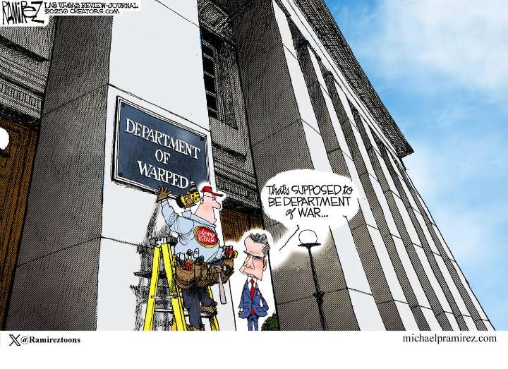 CARTOON: The warrior | Michael Ramirez