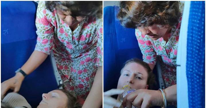 Woman faints on flight, ex-Karnataka MLA performs CPR to save her