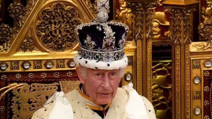 Protesters arrested after smearing custard and crumble on Crown Jewels case at Tower of London