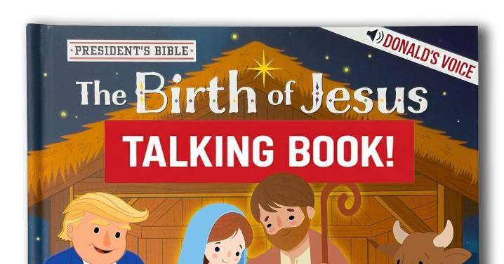 'AI Trump' reads children's bible stories like Noah's Ark and birth of Christ in book