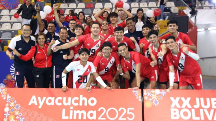 Perú conquista el bronce en vóley en los Juegos Bolivarianos 2025