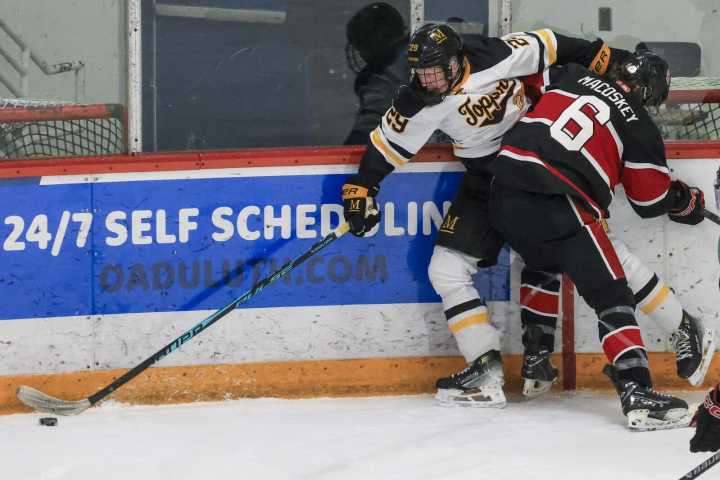 Bennett Scissons, Duluth Marshall hold off Gentry Academy