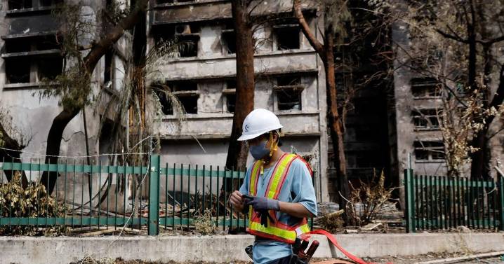 Hong Kong leader vows ‘justice’ as apartment inferno investigators focus on unsafe netting