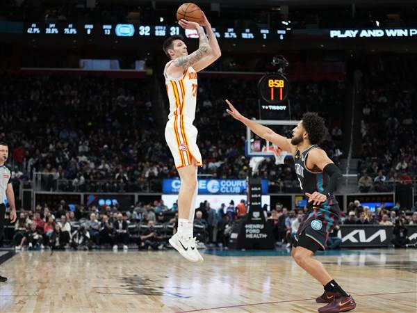 Cunningham stars late as the Pistons hang on to beat the Hawks 99