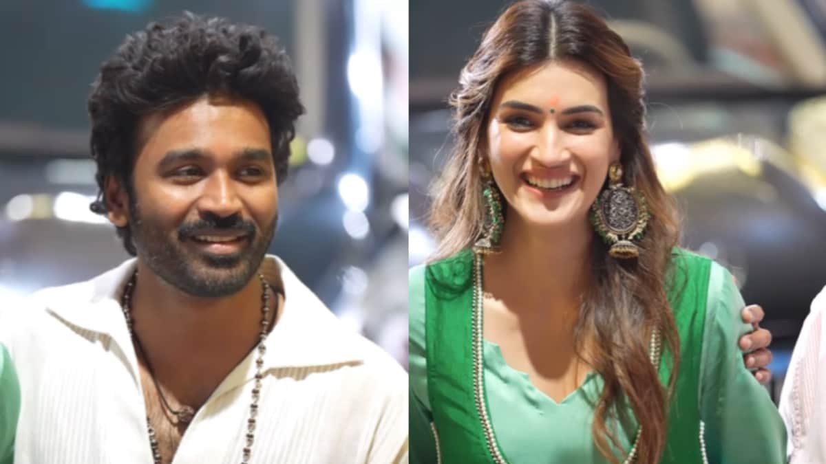 Kriti Sanon And Dhanush Are All Smiles As Fans Call Them ‘Finest Actors’