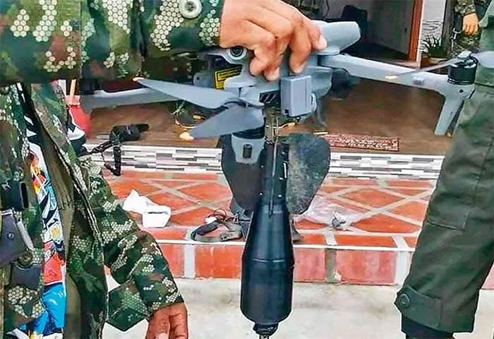 Tras la caída de un dron con explosivos resultaron heridos tres integrantes de una familia en el Catatumbo