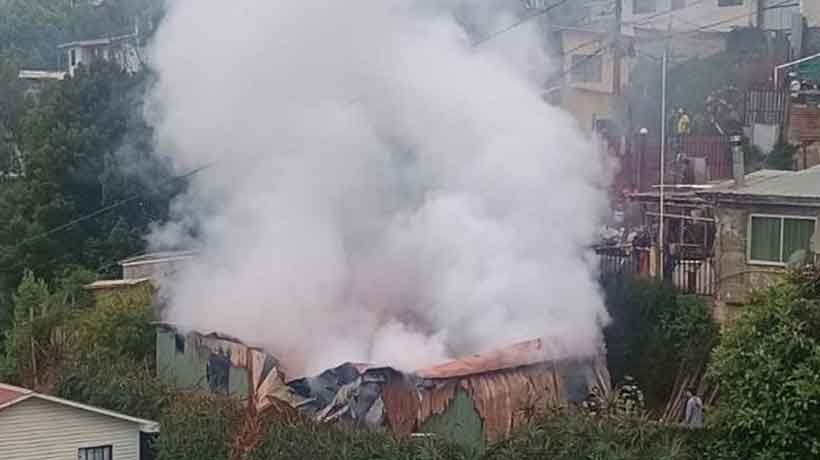 Decretan internación provisional para acusado de provocar incendio donde falleció su hermano en Viña del Mar