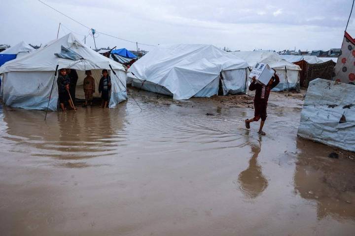 Gaza enfrenta nueva crisis: Tormenta polar ‘Byron’ deja 10 muertos y derrumbes