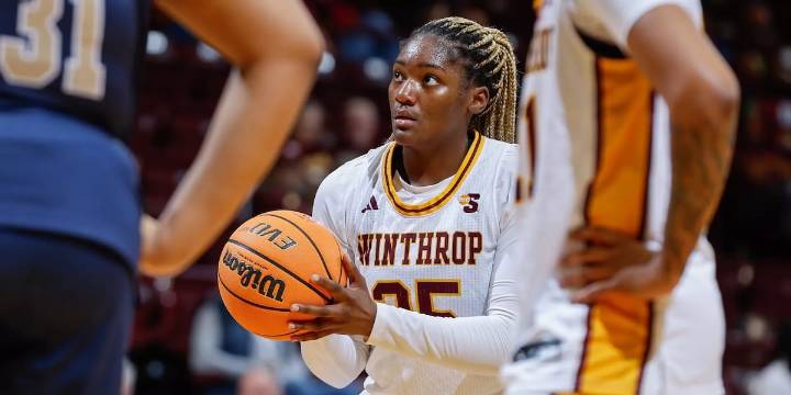 Crockett’s Johnson records 14 rebounds in Winthrop win