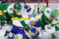 Deadspin | Sabres win in shootout to cool off Wild