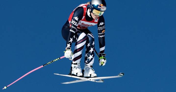 Lindsey Vonn places 2nd in a World Cup downhill a day after becoming oldest winner at age 41