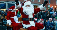 Santa visits Newburyport to help light Christmas tree
