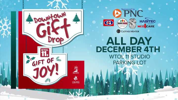 WTOL 11's Gift of Joy: Join us in spreading cheer during the Downtown Gift Drop on Thursday