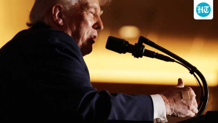 White House explains bandages on Trump's hand: ‘He is constantly shaking hands’