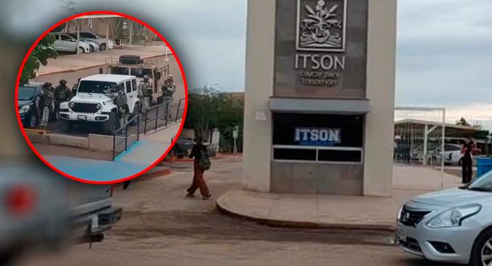 Militares ingresan a Itson de Navojoa: perseguían vehículo de estudiantes (VIDEO)