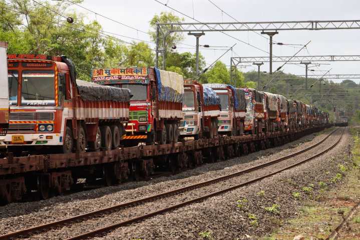 Konkan Railway Launches Second RORO Rake With Enhanced Capacity