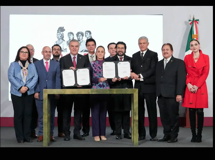 Aumento al salario mínimo de 13%; será de 9 mil 582.47 pesos para 2026: Sheinbaum